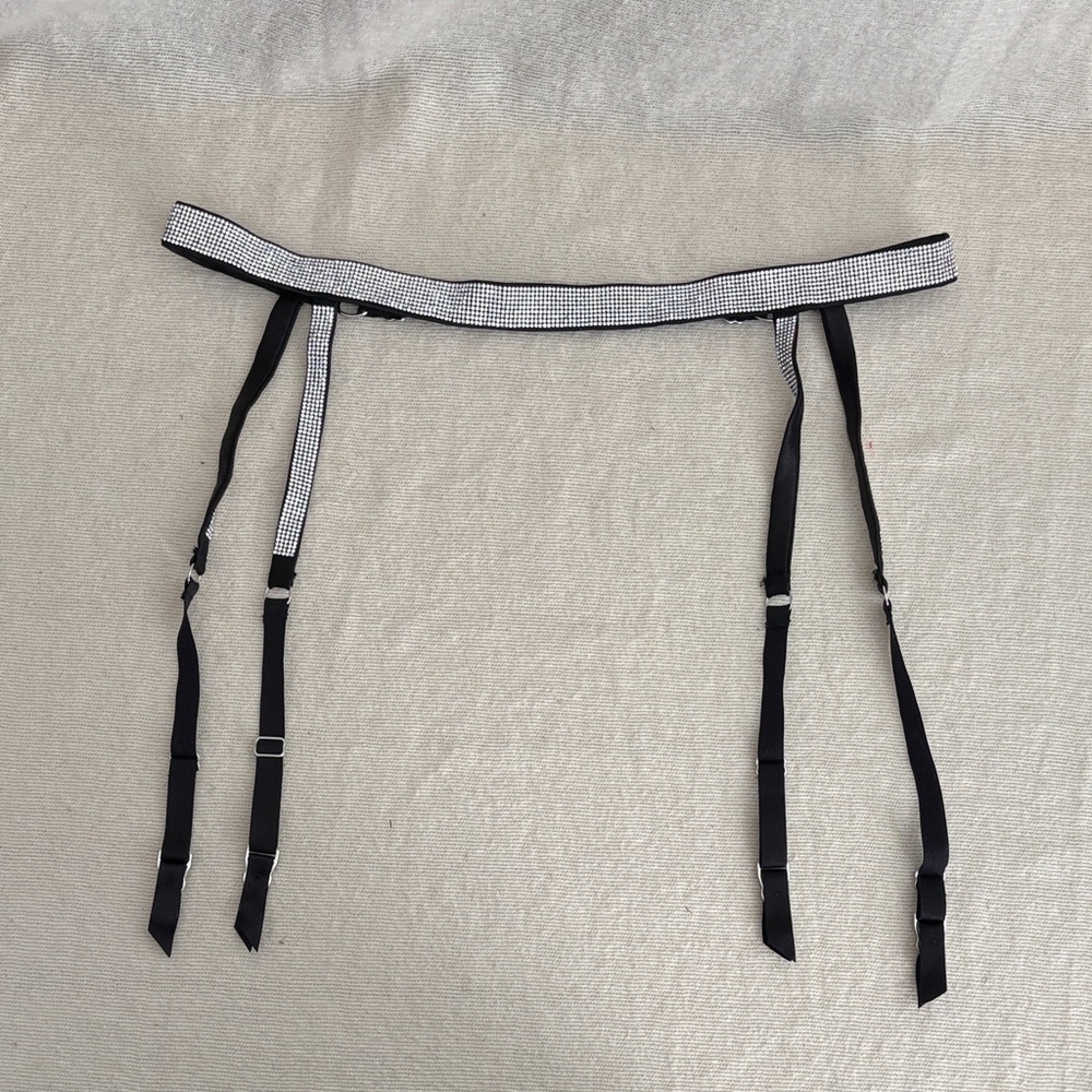 Victoria’s Secret VS Very Sexy Shine Strap Garter Belt